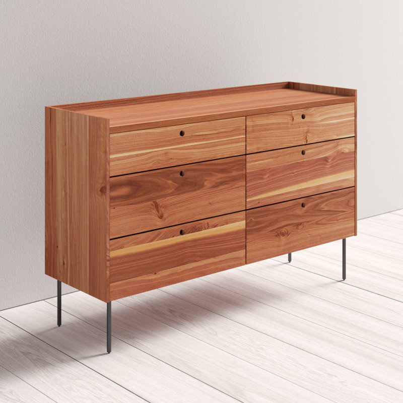 Blu Dot Peek 6 Drawer Double Dresser Wayfair